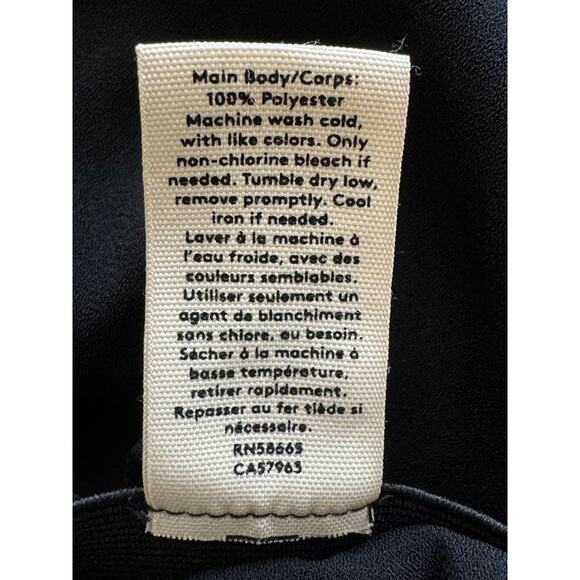 New ~ OPEN EDIT ~ Black Twist Front Midi Skirt Size M Holiday party - Picture 4 of 5